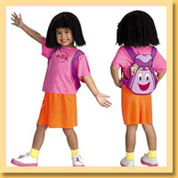 Dora the explorer Children Costumes