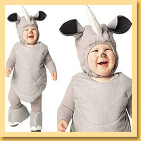 Rhino Bear Baby Costumes