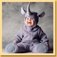 Rhino Bear Baby Costumes