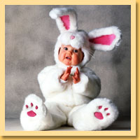 White Rabbit Baby Costumes