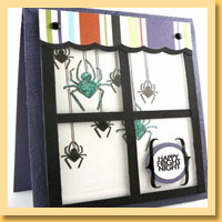 Decorating Cards With Wax - A Unique Halloween Invitation Idea 